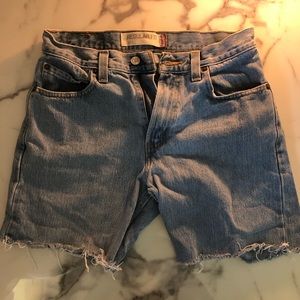 Long Vintage Levi Shorts